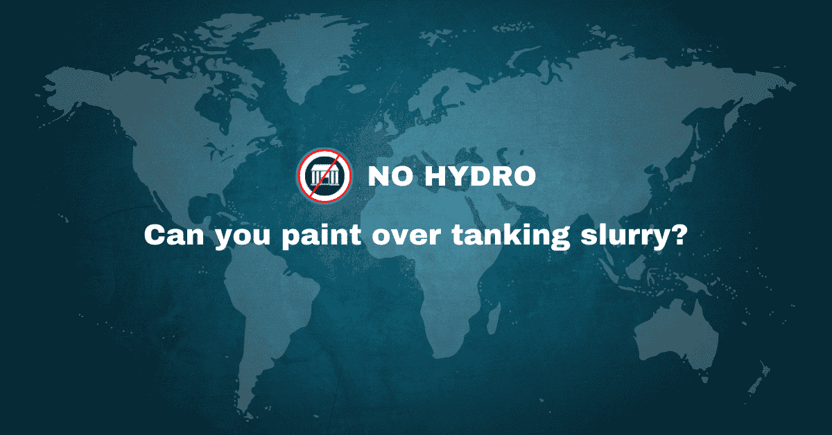 Can you paint over tanking slurry - No Hydro