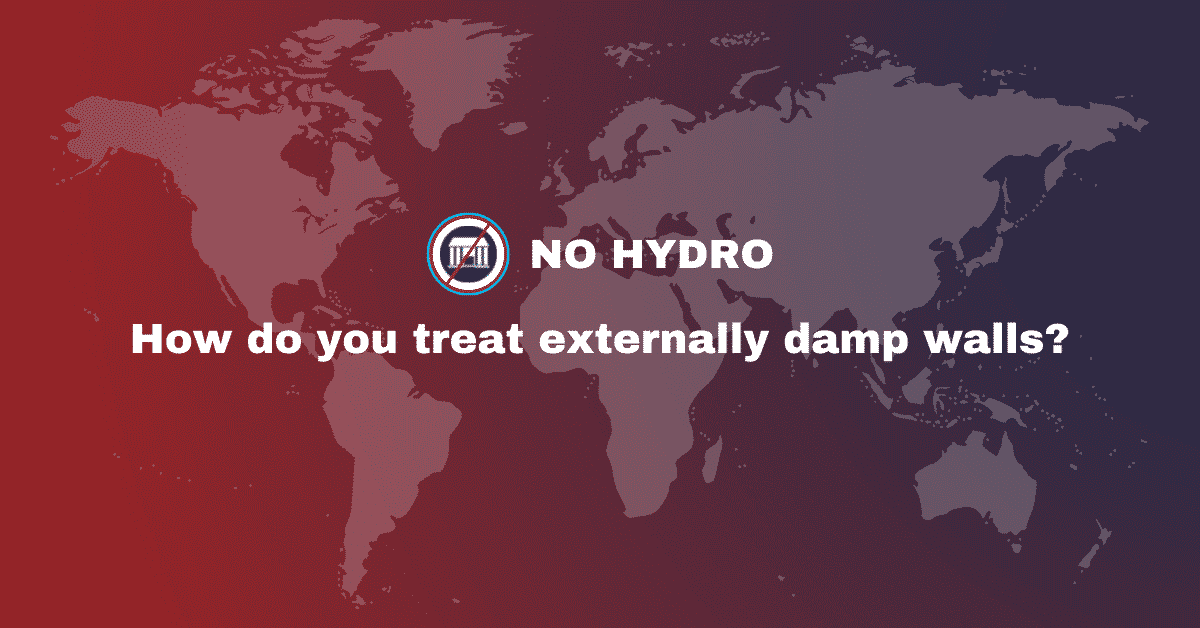 How do you treat externally damp walls - No Hydro