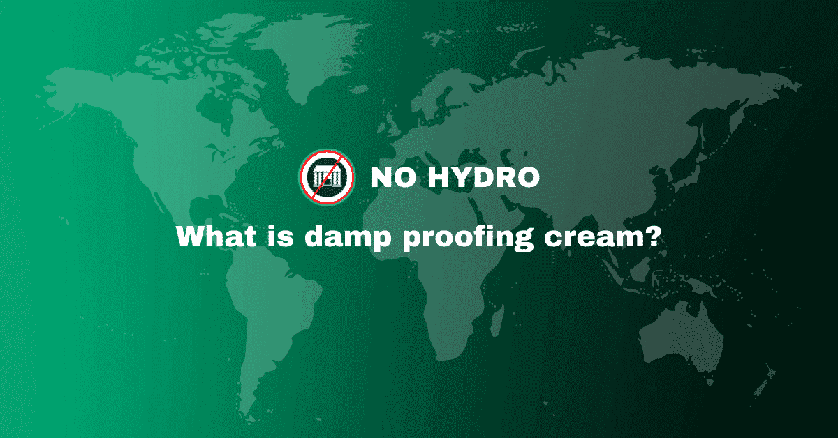 What is damp proofing cream - No Hydro