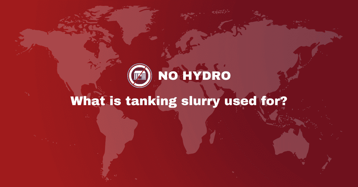 What is tanking slurry used for - No Hydro